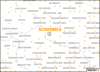 map of Schirmbach