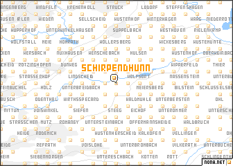 map of Schirpendhünn