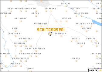 map of Schit-Orăşeni