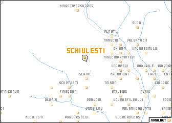 map of Schiuleşti