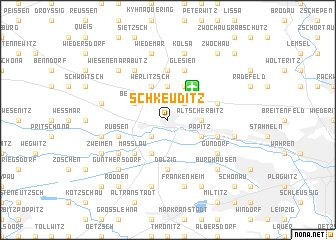 map of Schkeuditz