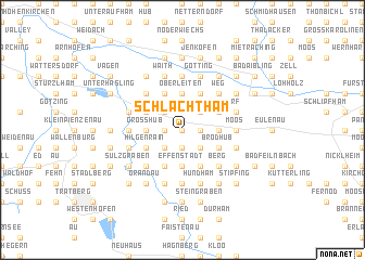 map of Schlachtham