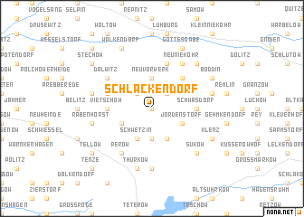 map of Schlackendorf