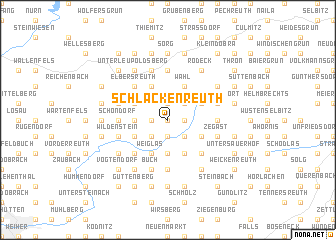 map of Schlackenreuth