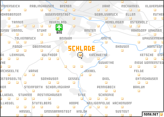 map of Schlade