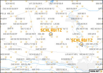 map of Schladitz