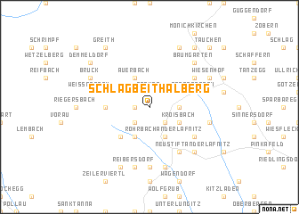 map of Schlag bei Thalberg