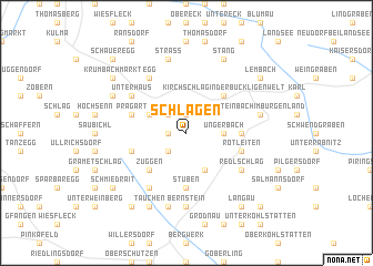 map of Schlägen