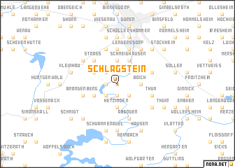 map of Schlagstein