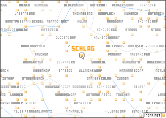 map of Schlag