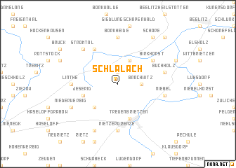 map of Schlalach