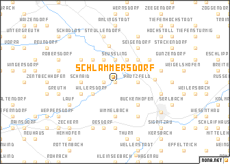 map of Schlammersdorf