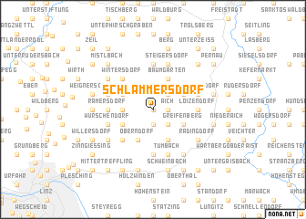 map of Schlammersdorf