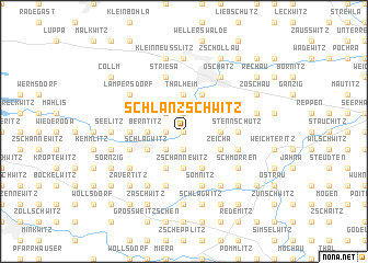 map of Schlanzschwitz