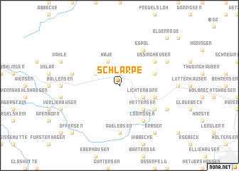 map of Schlarpe