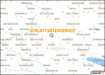 map of Schlatt unter Krähen