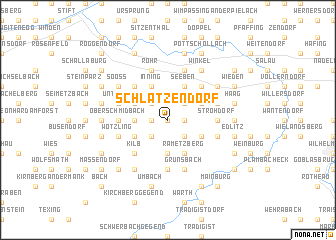 map of Schlatzendorf