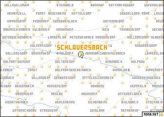 map of Schlauersbach