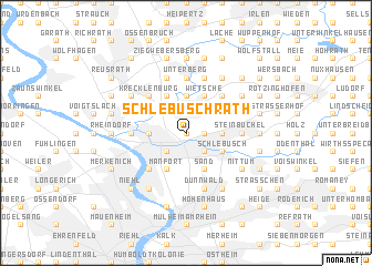 map of Schlebuschrath