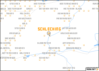 map of Schleching