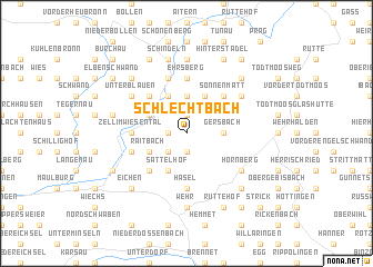 map of Schlechtbach