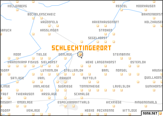 map of Schlechtingerort