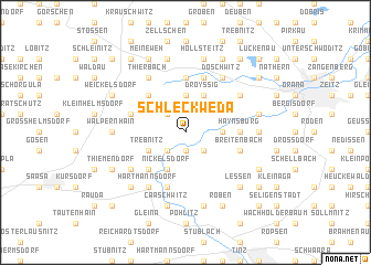 map of Schleckweda