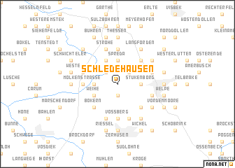 map of Schledehausen