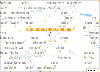 map of Schlegeler Feldhäuser