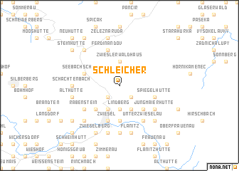 map of Schleicher