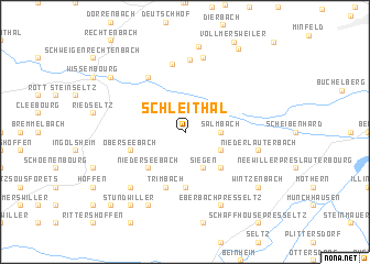 map of Schleithal