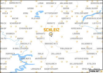 map of Schleiz