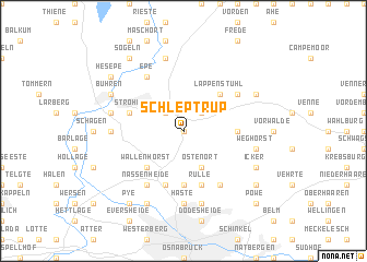 map of Schleptrup