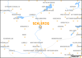 map of Schlepzig