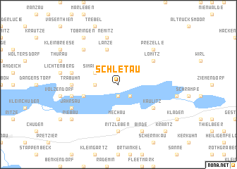 map of Schletau
