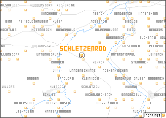 map of Schletzenrod