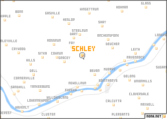 map of Schley