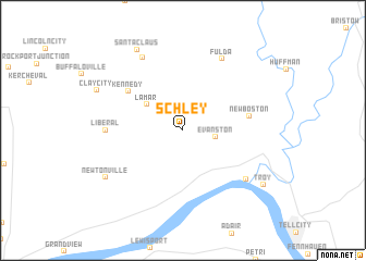 map of Schley