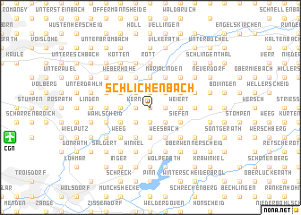 map of Schlichenbach