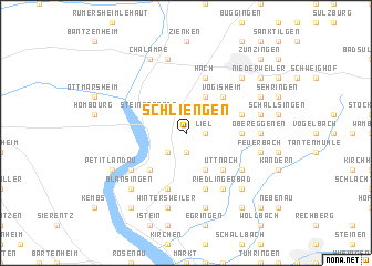 map of Schliengen