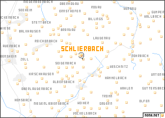 map of Schlierbach