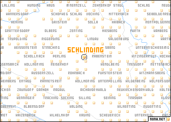 map of Schlinding