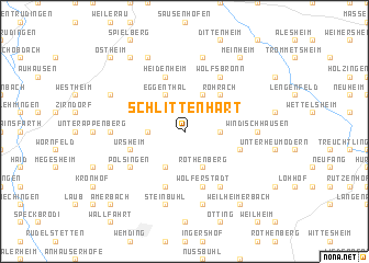 map of Schlittenhart