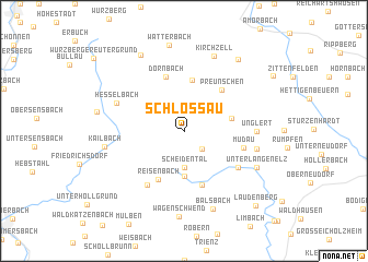 map of Schloßau