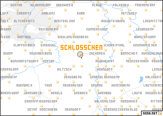 map of Schlösschen