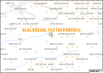 map of Schloß Holte-Stukenbrock
