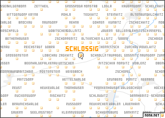 map of Schloßig