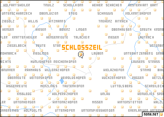 map of Schloß Zeil