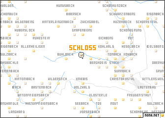 map of Schloß