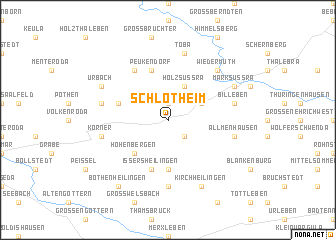 map of Schlotheim